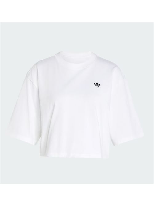 ess crop tee ADIDAS ORIGINAL | KQ6691WHITE